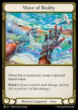 Buy Wave of Reality [FAB259] (Gold Cold Foil) - a Flesh and Blood