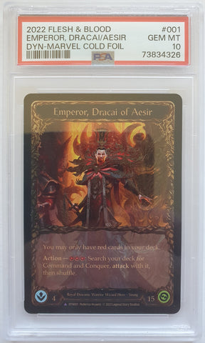 PSA 10 Marvel Emperor, Dracai of Aesir [DYN001]