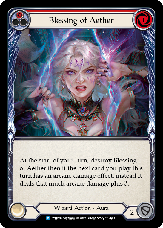 Blessing of Aether (Red) [DYN200] (Dynasty)