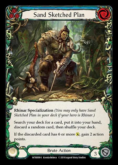 Sand Sketched Plan [WTR009-S] (Welcome to Rathe - Alpha) Rainbow Foil