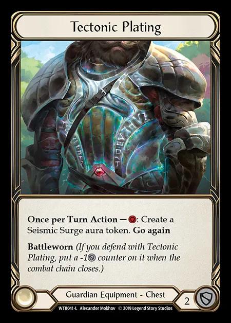 Tectonic Plating [WTR041-L] (Welcome to Rathe - Alpha) Cold Foil