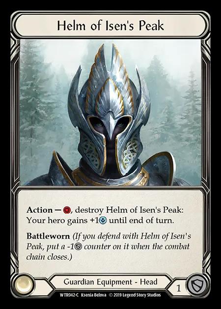 Helm of Isen's Peak [WTR042-C] (Welcome to Rathe - Alpha) Cold Foil