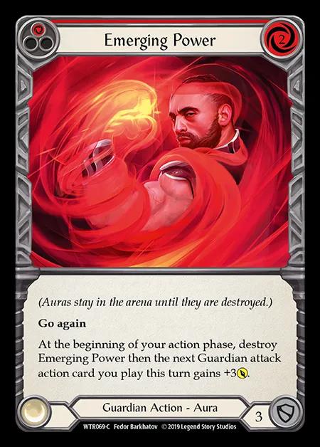 Emerging Power (Red) [WTR069-C] (Welcome to Rathe - Alpha) Rainbow Foil