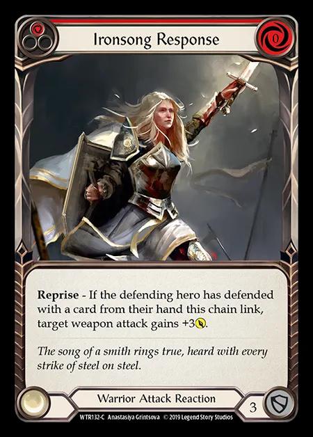 Ironsong Response (Red) [WTR132-C] (Welcome to Rathe - Alpha) Regular