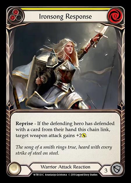 Ironsong Response (Yellow) [WTR133-C] (Welcome to Rathe - Alpha) Regular