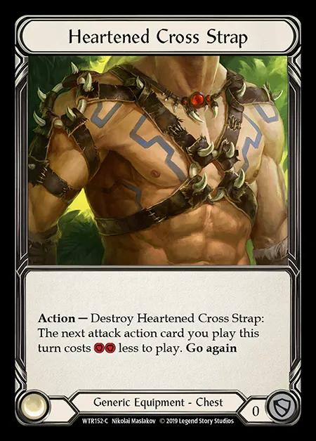 Heartened Cross Strap [WTR152-C] (Welcome to Rathe - Alpha) Cold Foil