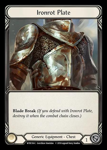 Ironrot Plate [WTR156-C] (Welcome to Rathe - Alpha) Cold Foil