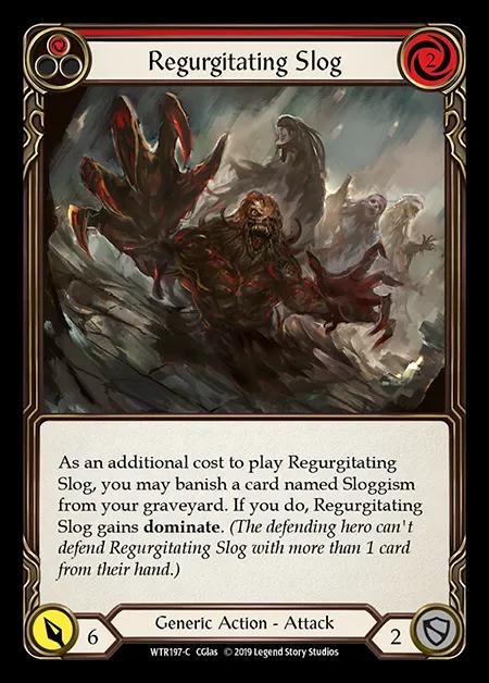 Regurgitating Slog (Red) [WTR197-C] (Welcome to Rathe - Alpha) Rainbow Foil