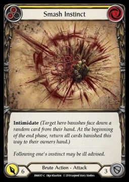 Smash Instinct (Yellow) [RNR017] (Welcome to Rathe - Rhinar, Reckless Rampage Hero Deck) Regular