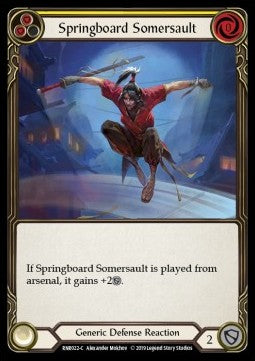 Springboard Somersault [RNR022] (Welcome to Rathe - Rhinar, Reckless Rampage Hero Deck) Regular