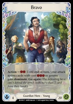 Bravo [BVO002] (Welcome to Rathe - Bravo, Showstopper Hero Deck) Regular