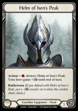 Helm of Isen's Peak [BVO004] (Welcome to Rathe - Bravo, Showstopper Hero Deck) Regular
