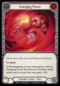 Emerging Power (Red) [BVO012] (Welcome to Rathe - Bravo, Showstopper Hero Deck) Regular