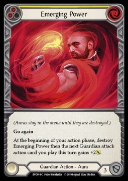 Emerging Power (Yellow) [BVO014] (Welcome to Rathe - Bravo, Showstopper Hero Deck) Regular