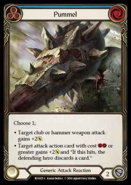 Pummel (Blue) [BVO027] (Welcome to Rathe - Bravo, Showstopper Hero Deck) Regular