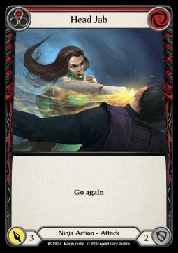 Head Jab (Red) [KSU011] (Welcome to Rathe - Katsu, the Wanderer Hero Deck) Regular