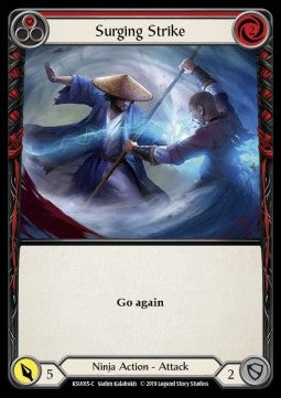 Surging Strike (Red) [KSU015] (Welcome to Rathe - Katsu, the Wanderer Hero Deck) Regular