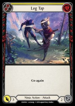 Leg Tap (Yellow) [KSU018] (Welcome to Rathe - Katsu, the Wanderer Hero Deck) Regular