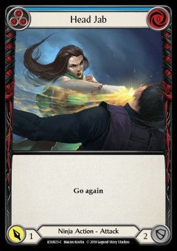Head Jab (Blue) [KSU023] (Welcome to Rathe - Katsu, the Wanderer Hero Deck) Regular