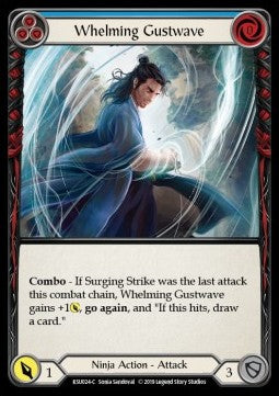 Whelming Gustwave (Blue) [KSU024] (Welcome to Rathe - Katsu, the Wanderer Hero Deck) Regular