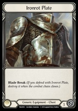 Ironrot Plate [TEA005] (Welcome to Rathe - Dorinthea Ironsong Hero Deck) Regular