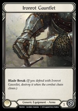 Ironrot Gauntlet [TEA006] (Welcome to Rathe - Dorinthea Ironsong Hero Deck) Regular