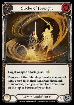 Stroke of Foresight (Red) [TEA009] (Welcome to Rathe - Dorinthea Ironsong Hero Deck) Regular