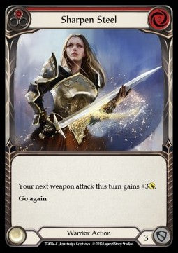 Sharpen Steel (Red) [TEA014] (Welcome to Rathe - Dorinthea Ironsong Hero Deck) Regular
