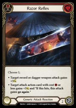 Razor Reflex (Red) [TEA016] (Welcome to Rathe - Dorinthea Ironsong Hero Deck) Regular