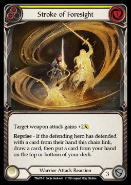 Stroke of Foresight (Yellow) [TEA017] (Welcome to Rathe - Dorinthea Ironsong Hero Deck) Regular