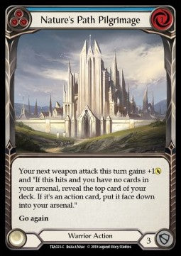 Nature's Path Pilgrimage (Blue) [TEA023] (Welcome to Rathe - Dorinthea Ironsong Hero Deck) Regular