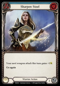 Sharpen Steel (Blue) [TEA024] (Welcome to Rathe - Dorinthea Ironsong Hero Deck) Regular