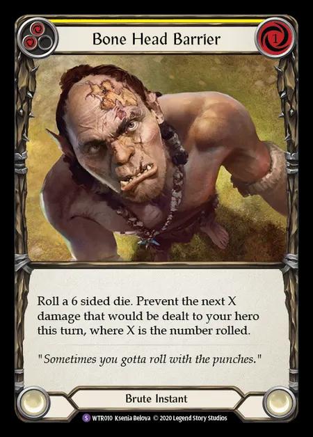 Bone Head Barrier [WTR010] (Welcome to Rathe - Unlimited) Rainbow Foil