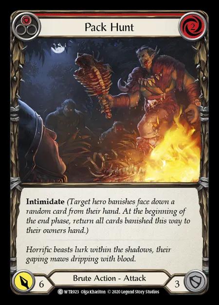 Pack Hunt (Red) [WTR023] (Welcome to Rathe - Unlimited) Rainbow Foil