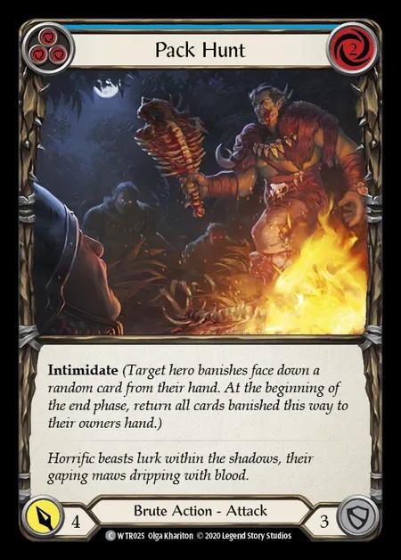 Pack Hunt (Blue) [WTR025] (Welcome to Rathe - Unlimited) Rainbow Foil