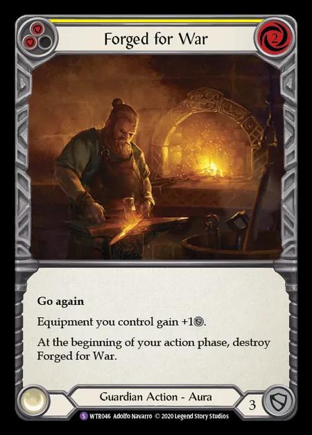 Forged for War [WTR046] (Welcome to Rathe - Unlimited) Rainbow Foil