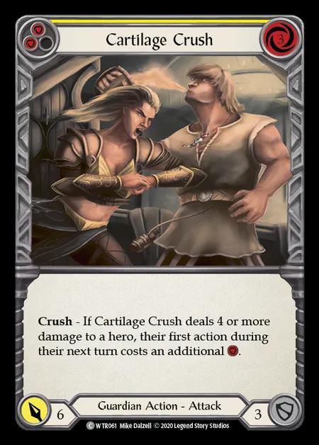 Cartilage Crush (Yellow) [WTR061] (Welcome to Rathe - Unlimited) Rainbow Foil