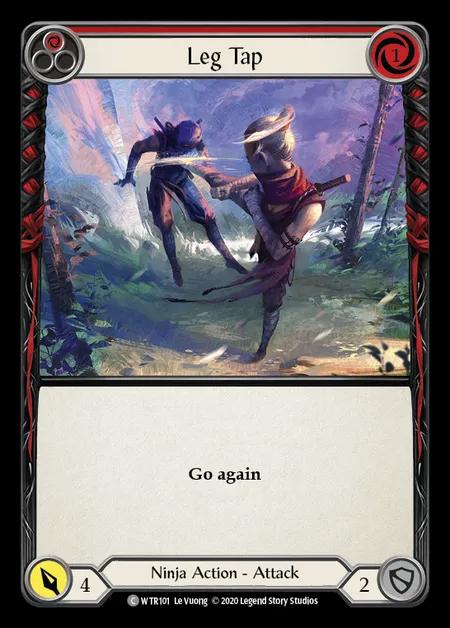 Leg Tap (Red) [WTR101] (Welcome to Rathe - Unlimited) Rainbow Foil