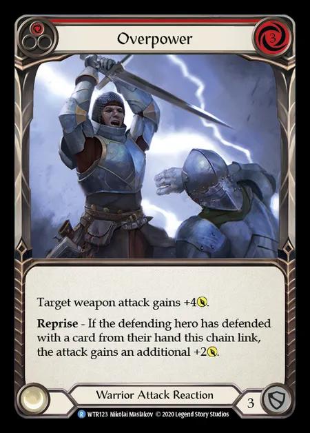 Overpower (Red) [WTR123] (Welcome to Rathe - Unlimited) Regular