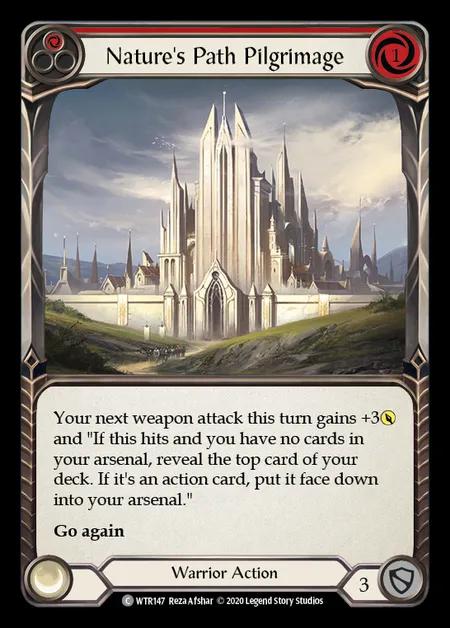 Nature's Path Pilgrimage (Red) [WTR147] (Welcome to Rathe - Unlimited) Rainbow Foil