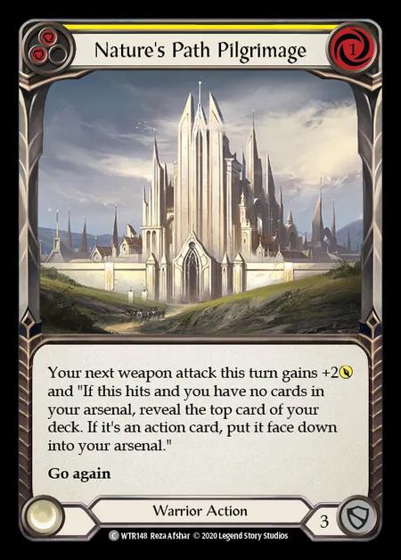 Nature's Path Pilgrimage (Yellow) [WTR148] (Welcome to Rathe - Unlimited) Rainbow Foil