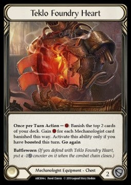 Teklo Foundry Heart [ARC004-L] (Arcane Rising - First) Cold Foil