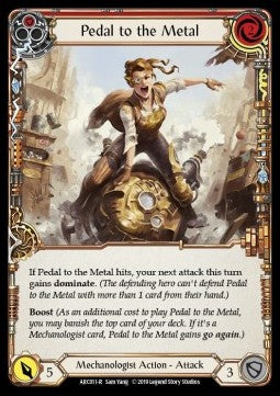 Pedal to the Metal (Red) [ARC011-R] (Arcane Rising - First) Regular