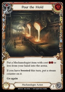 Pour the Mold (Red) [ARC014-R] (Arcane Rising - First) Rainbow Foil