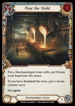 Pour the Mold (Blue) [ARC016-R] (Arcane Rising - First) Rainbow Foil