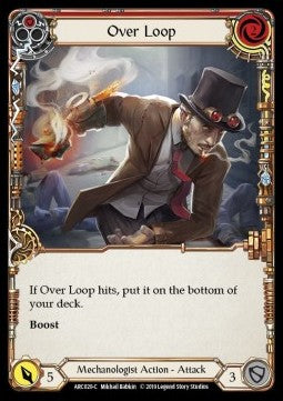 Over Loop (Red) [ARC020-C] (Arcane Rising - First) Rainbow Foil