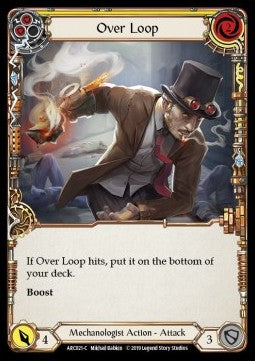 Over Loop (Yellow) [ARC021-C] (Arcane Rising - First) Rainbow Foil