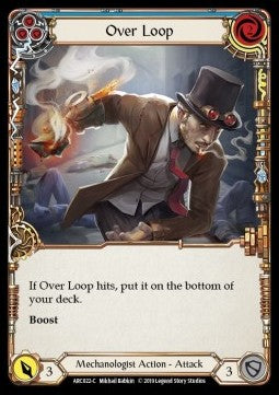 Over Loop (Blue) [ARC022-C] (Arcane Rising - First) Rainbow Foil