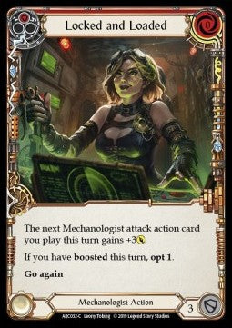 Locked and Loaded (Red) [ARC032-C] (Arcane Rising - First) Rainbow Foil