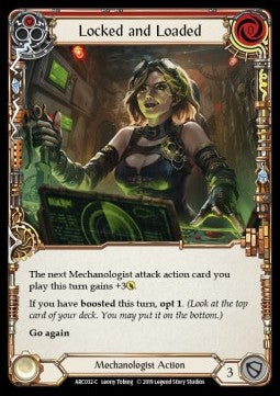 Locked and Loaded (Red) [ARC032-C] (Arcane Rising - First) Regular